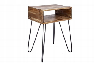 Toaletný stolík - Invicta Table Scorpion 40 cm Acacia - masívne drevo