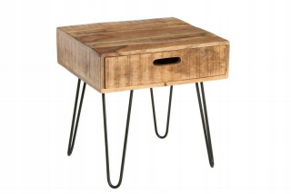 Toaletný stolík - Invicta Table Scorpion 50 cm mango - drevená príroda