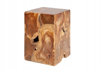 Toaletný stolík - Štvorcová tabuľka Invicta 30 cm - teka Wood