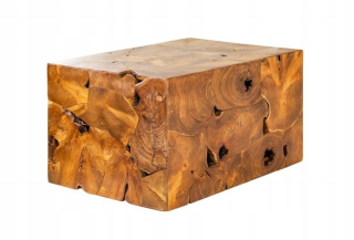 Invicta štvorcový konferenčný stolík 90 cm - teka Wood