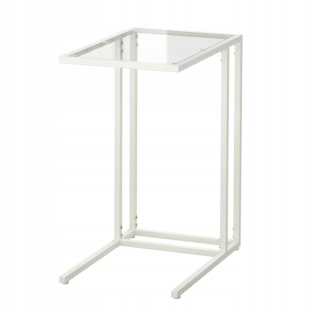 Nočný stolík - Ikea Vittsjo prenosný stôl, biely, 35x65