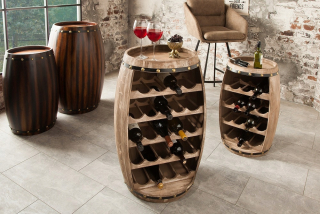 Invicta Bodega Wine Stand Natural Color 80 cm