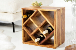Invicta Wine Rack Cubus Sheehsam 8 fliaš 40