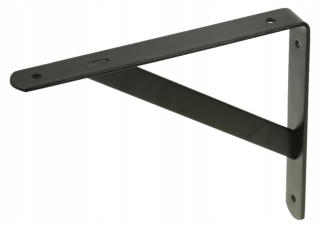 Konzola, držiak na police - Uhol oceľovej konzoly pre poličku 200x300