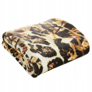 Prikrývka, prehozy na posteľ - 150x200 prikrývka Mingle-Home Cecil Black+Golden