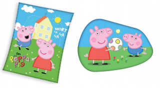 Prikrývka, prehozy na posteľ - Peppa Pepa Pepa George Pippa prikrývka