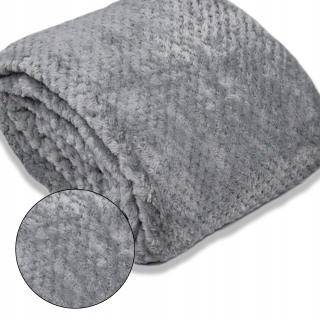 Prikrývka, prehozy na posteľ - Prikrývka 220x200 Bedspread Micrufiber Grey Wafer