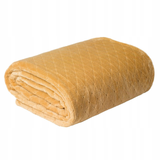 Prikrývka, prehozy na posteľ - Prikrývka 70x160 mikrovlákna s 3D Cindy4 Honey