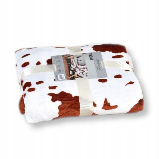 Prikrývka, prehozy na posteľ - Animalisalistic Deka 170x210 Cow Cow