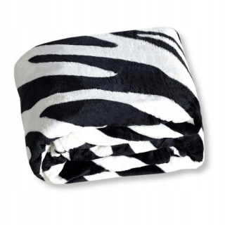 Prikrývka, prehozy na posteľ - Animalisalistic Deka 170x210 Zebra Zebra pruhy