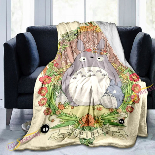 Prikrývka, prehozy na posteľ - Anime prikrývka karikatúra flanel hodí prikrývku môj sused je