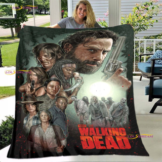 Prikrývka, prehozy na posteľ - Prikrývky prikrývky the Walking Dead Unikátna 3D tlač n
