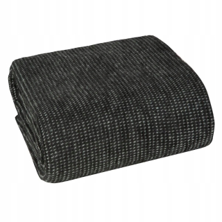 Prikrývka, prehozy na posteľ - Čierna prikrývka Bedspread 200x220 Eurofirany