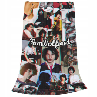 Prikrývka, prehozy na posteľ - Koláž koláže KOC Finn Wolfhard Koc Blue