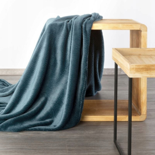 Prikrývka, prehozy na posteľ - Prikrývka D91 Cindy5 200 x 220 cm Navy Blue