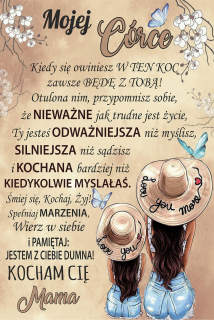 Prikrývka, prehozy na posteľ - Prikrývka pre dcéru od matky 150x 100 cm klobúky