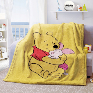 Prikrývka, prehozy na posteľ - Disney Cute Winnie the Pooh dieťa pre dospelých prikrývka