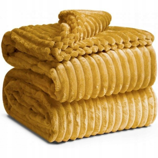 Prikrývka, prehozy na posteľ - Mikrofiberová prikrývka 200x220 Soft Listed Bedspread Lux