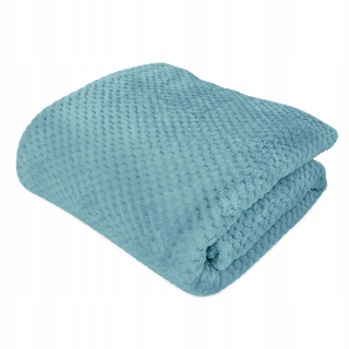 Prikrývka, prehozy na posteľ - Jacquard Microfiber tlačil tyrkysoise 200x220