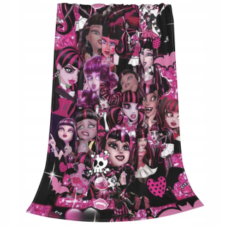 Prikrývka, prehozy na posteľ - Monster High Flanner Spring/Autumn Horror Fi prikrývka