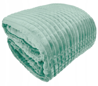 Prikrývka, prehozy na posteľ - DEKA OBOJSTRANNÁ SULEO 150x200 MINT