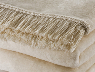 Prikrývka, prehozy na posteľ - MOCA Design Drave 150x200 Ecrue Fringes