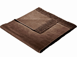 Prikrývka, prehozy na posteľ - Prikrývka - Bedspread Mogadesign 100x200 hnedá