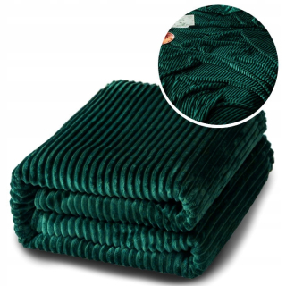 Prikrývka, prehozy na posteľ - Čierna prikrývka Bedspread 180x220 Eurofirana