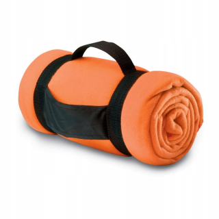 Prikrývka, prehozy na posteľ - Fleece prikrývka 150x120cm 180g Turist Orange