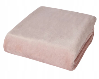 Prikrývka, prehozy na posteľ - Svetloružová prikrývka 150x200
