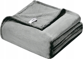 Prikrývka, prehozy na posteľ - Vansilk Gray Fleece Drave OK.