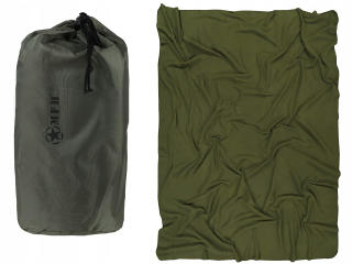 Prikrývka, prehozy na posteľ - Vojenská polárna prikrývka valcovaná Olive MFH 200x150 cm