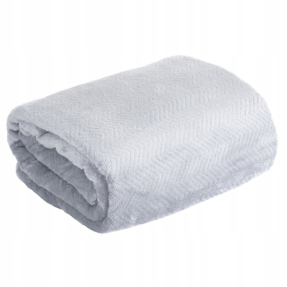 Prikrývka, prehozy na posteľ - Strieborná prikrývka Bedspread pre kreslo 70x160 Eurofirany