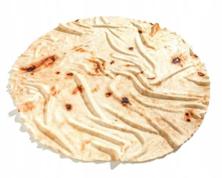 Prikrývka, prehozy na posteľ - Prikrývka - tortilla 120 cm