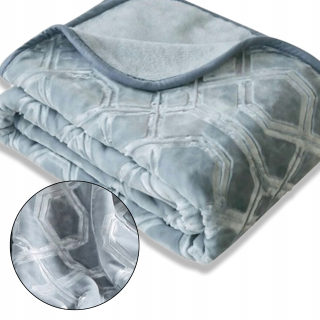 Prikrývka, prehozy na posteľ - Prikrývka Vito 160x200, teplá hustá lisovaná posteľná prikrývka