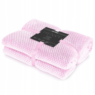 Prikrývka, prehozy na posteľ - Extrahovaná prikrývka 150x200 Henry Pink Ružový ružový