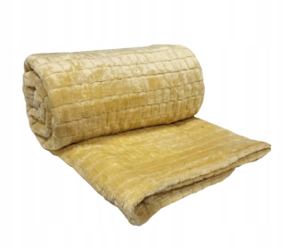 Prikrývka, prehozy na posteľ - Extrudovaná prikrývka 160x200 kľukatá mikrovlákna
