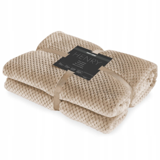 Prikrývka, prehozy na posteľ - Extrahovaná prikrývka 220x240 Henry Cappuccino
