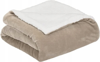 Prikrývka, prehozy na posteľ - Prikrývka vyrobená z mikrofat a fleece 220 x 240 cm