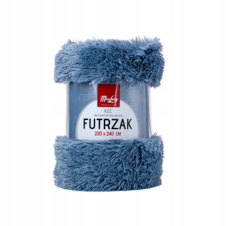 Prikrývka, prehozy na posteľ - Prikrývka pre dekoratívnu kožušinu s kožušinou 220x240