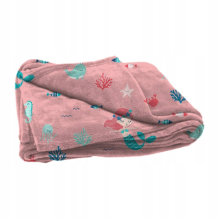 Prikrývka, prehozy na posteľ - Detská prikrývka Bedspread Small Mermaid 125x150 cm