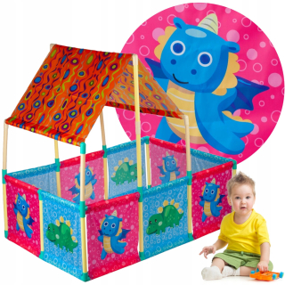 Ohrádka pre deti - Detský suchý bazén XXL House Playground