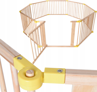 Detská ohrádka - Drevené playPen skladacie farmy 8 panelov