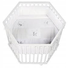 Detská ohrádka - PlayPen Roba Laufgitter Fox & Bunny Wooden 6KT
