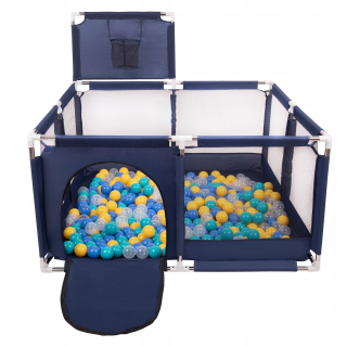 Ohrádka pre deti - Square Playpen pre deti 100 loptičiek