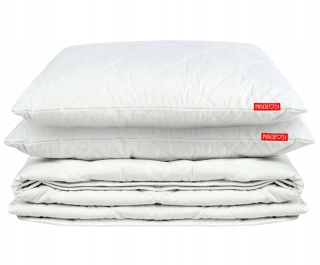 Prikrývka na spanie - Cait 200x220 anti -allergický + vankúš 2x 70x80