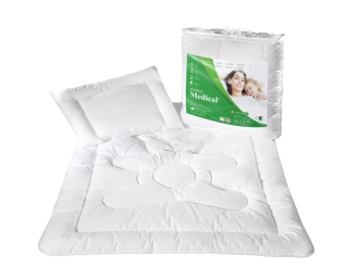 Prikrývka na spanie - Anti -allergická prikrývka Medical 100x135 40x60 AMW