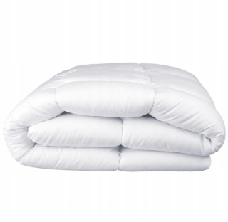 Prikrývka na spanie - Bavlnená prikrývka 200 x 220 cm hrubá svetlá zima 2Gat