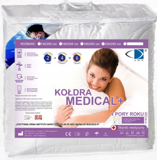 Prikrývka na spanie - Quilt Medical 4 Seasons 160x200 160 AMW 95*C