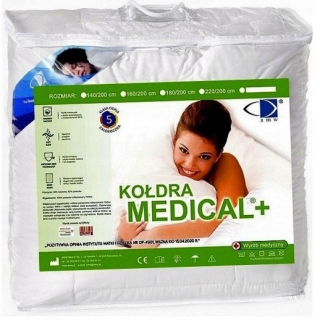 Prikrývka na spanie - Lekárska prikrývka+ antiallergický 140x200 AMW Polska!